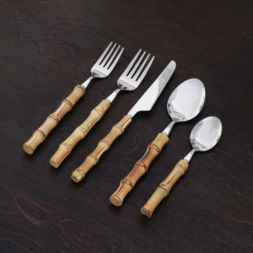 Bamboo Stainless Flatware