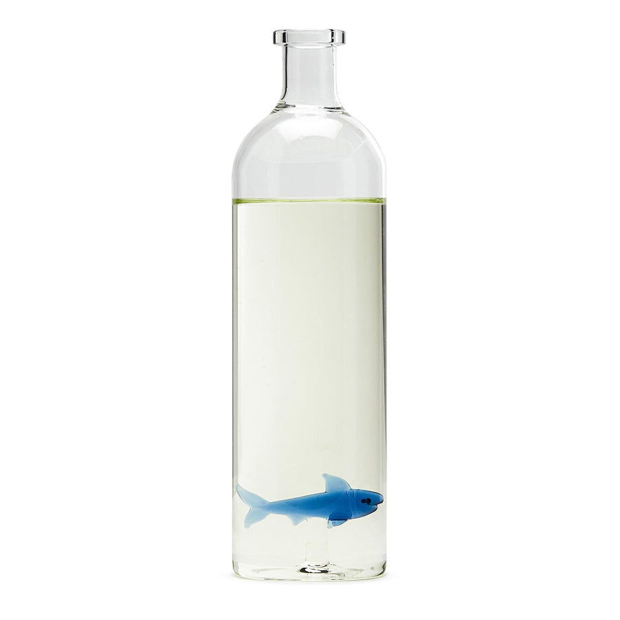Great White Shark Glass Bottle