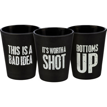 Shot Glass Set - Bottoms Up