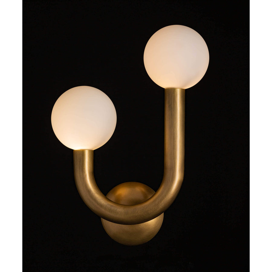Happy Sconce - Natural Brass