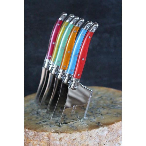 Laguiole Rainbow Mini Cheese Cutters