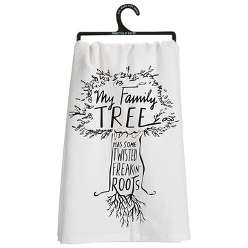 Dish Towel - Family Tree Has Some Twisted Roots