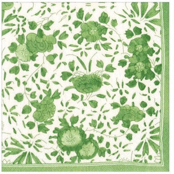Delft Paper Cocktail Napkins in Green