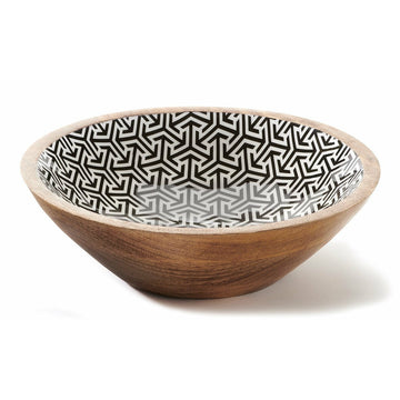 Decorative Wood Bowl - Large