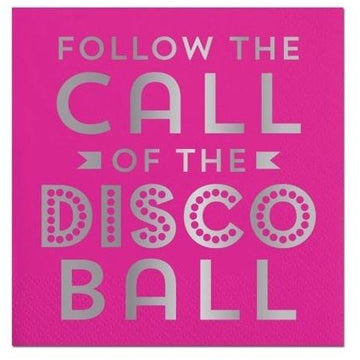 Beverage Napkins - The Call of the Disco Ball