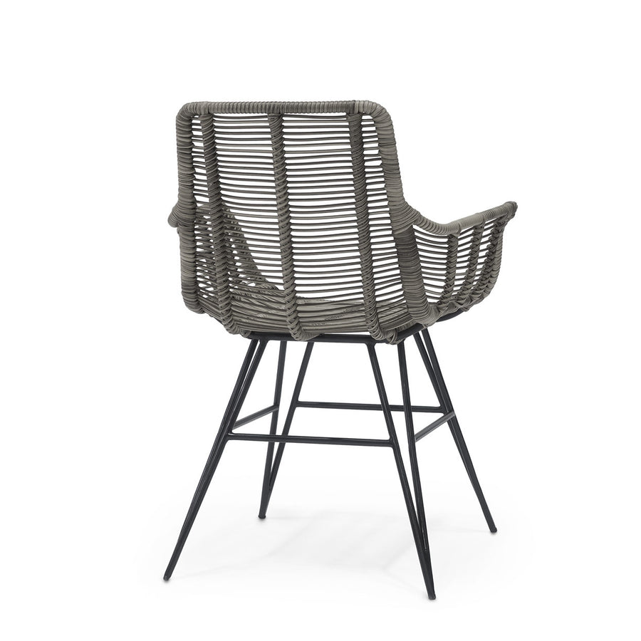 Hermosa Outdoor Arm Chair, Grey