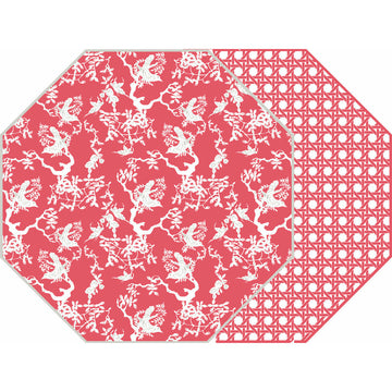 Reversible Chinois Rose Placemat