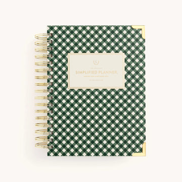 Simplified Planner Gingham