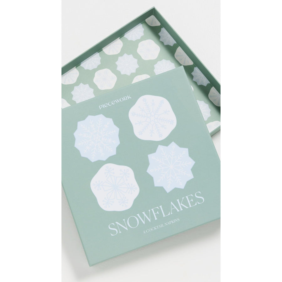 Snowflakes Cocktail Napkins