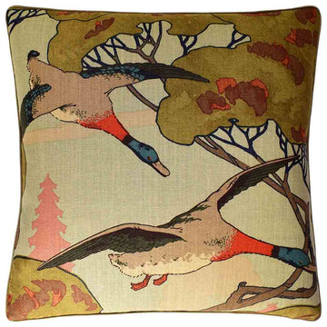 Flying Ducks Pillow