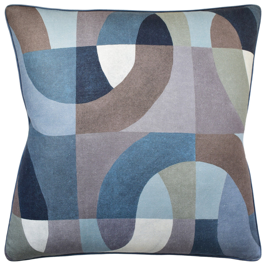 Pillow Colonnade Indigo 22x22