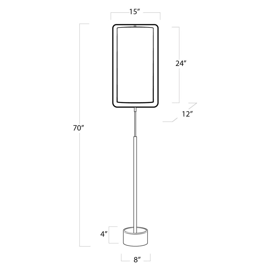 Geo Rectangle Floor Lamp