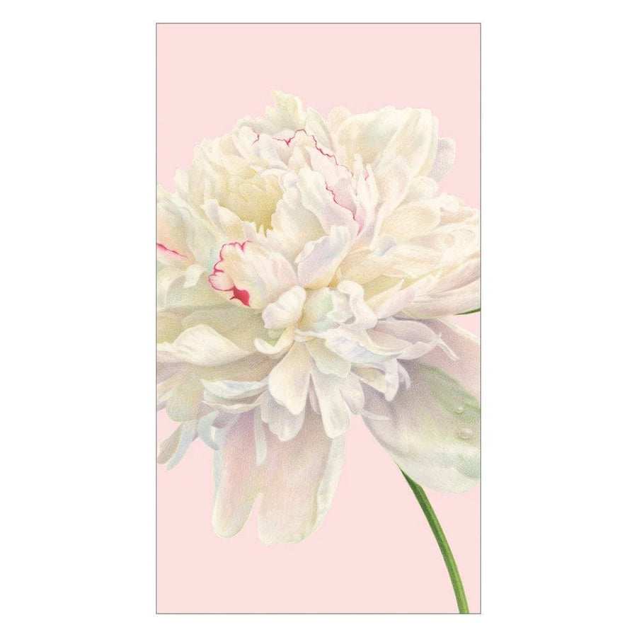 Peonies Blush Guest Towel Napkin