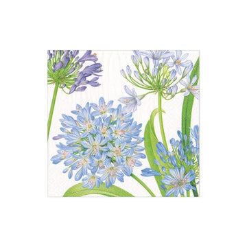 Agapanthus Garden Paper Cocktail Napkins