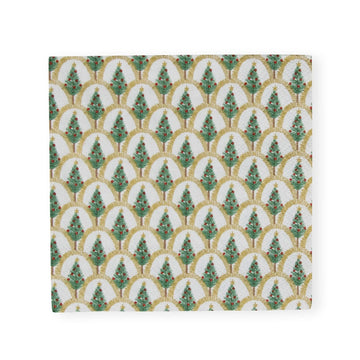 Deco Christmas Gold Cocktail Napkins