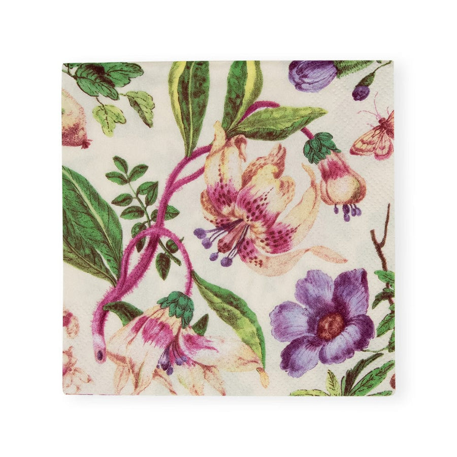 Blooms Ivory Cocktail Napkins