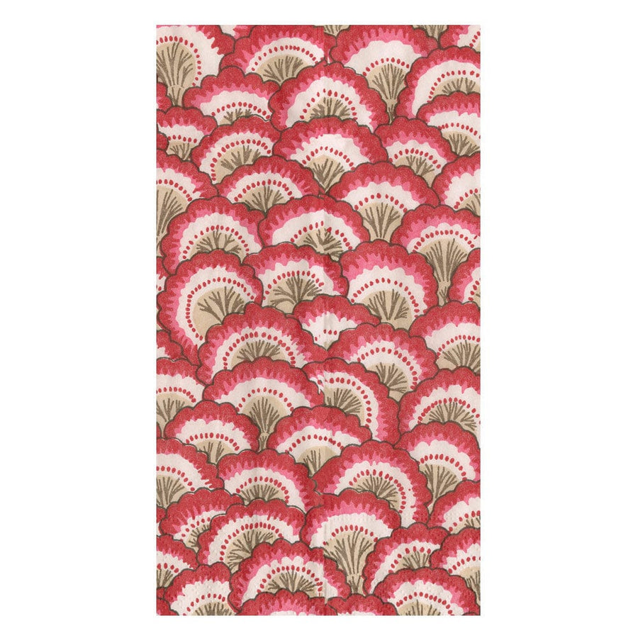 Pontchartrain Scallop Red Guest Napkin