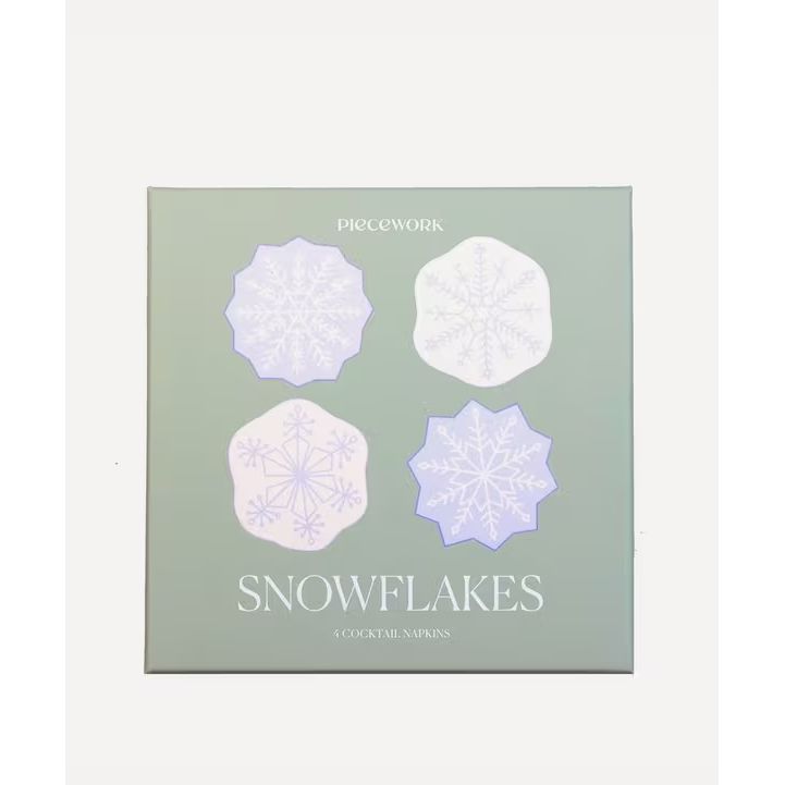 Snowflakes Cocktail Napkins