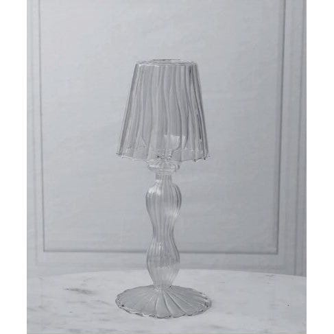 Glass Cambridge Aurora Lamp (Light Gray)