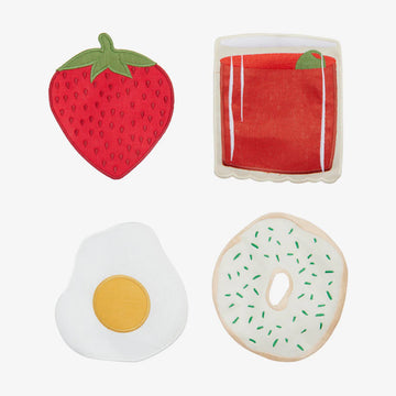 Brunch Cocktail Napkins Set 4