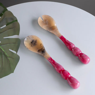 Pink Rio Bubble Salad Servers