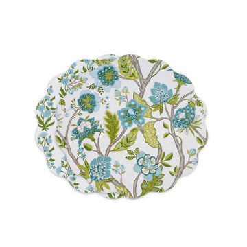 Blooms & Branches Reversible Round Placemat