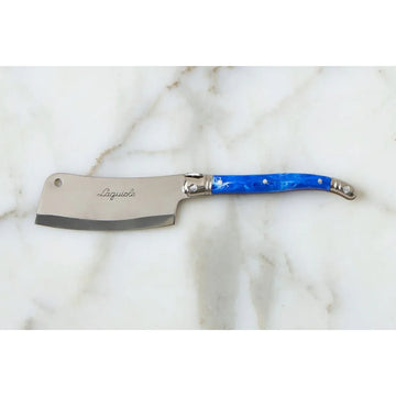 The Original French Laguiole Cheese Cleaver - Blue