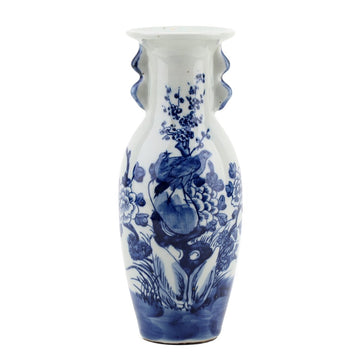 Small Vase - Blue and White