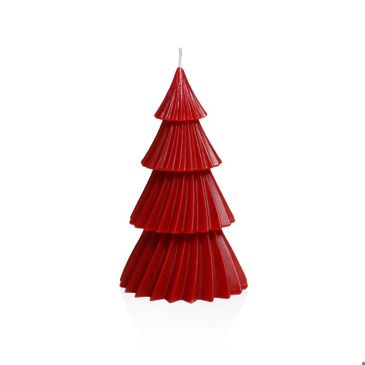 Twinkle Tree Candle - Red