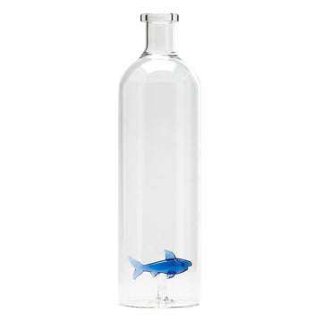Great White Shark Glass Bottle