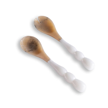 Rio Bubble Salad Servers White
