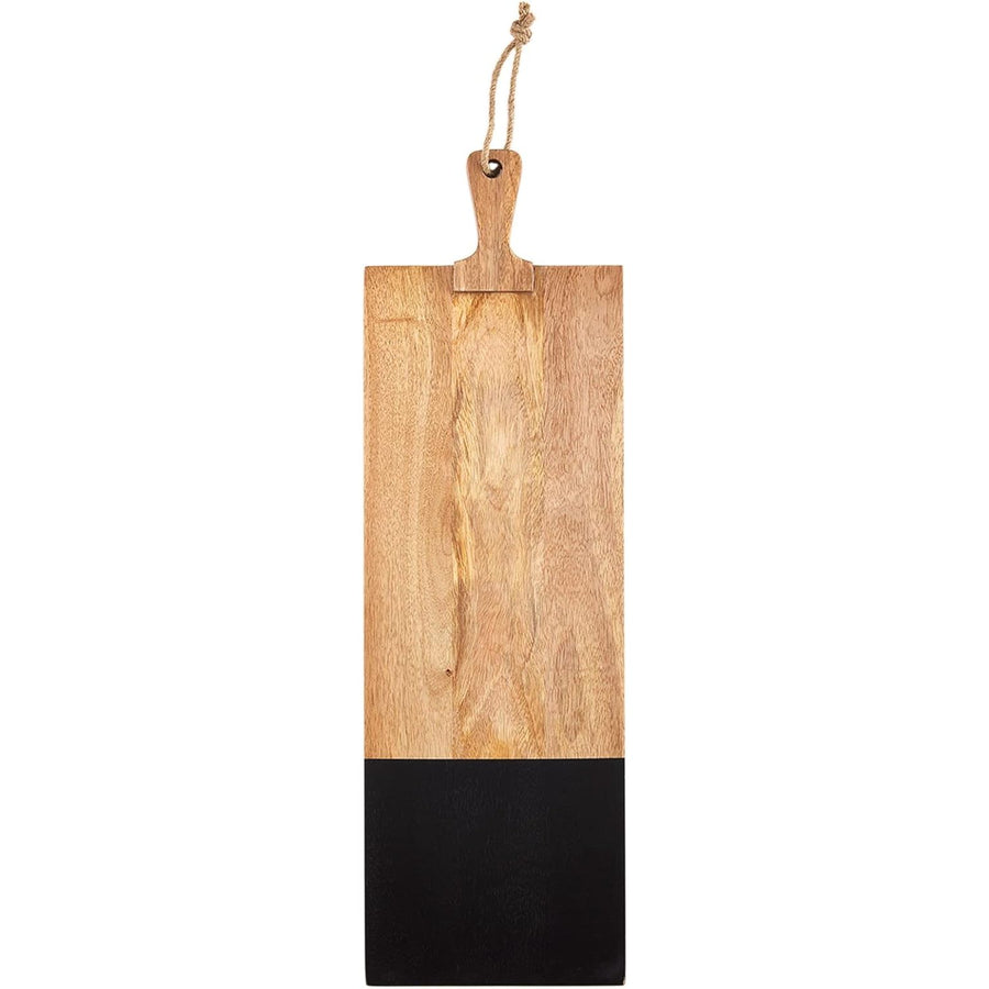 Black One Stripe Long Board