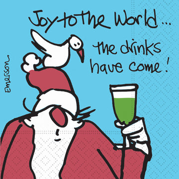 The Drinks Have Come Beverage Napkin