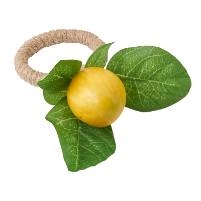 Lemon Napkin Ring Yellow