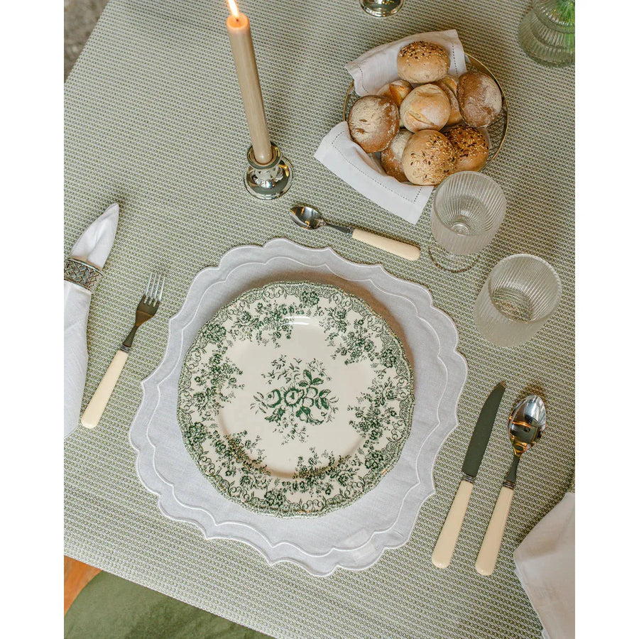 Placemat Greta White with White