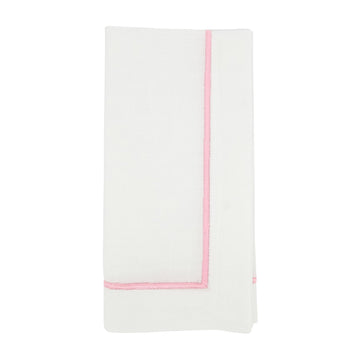 Line Design Napkin Pink