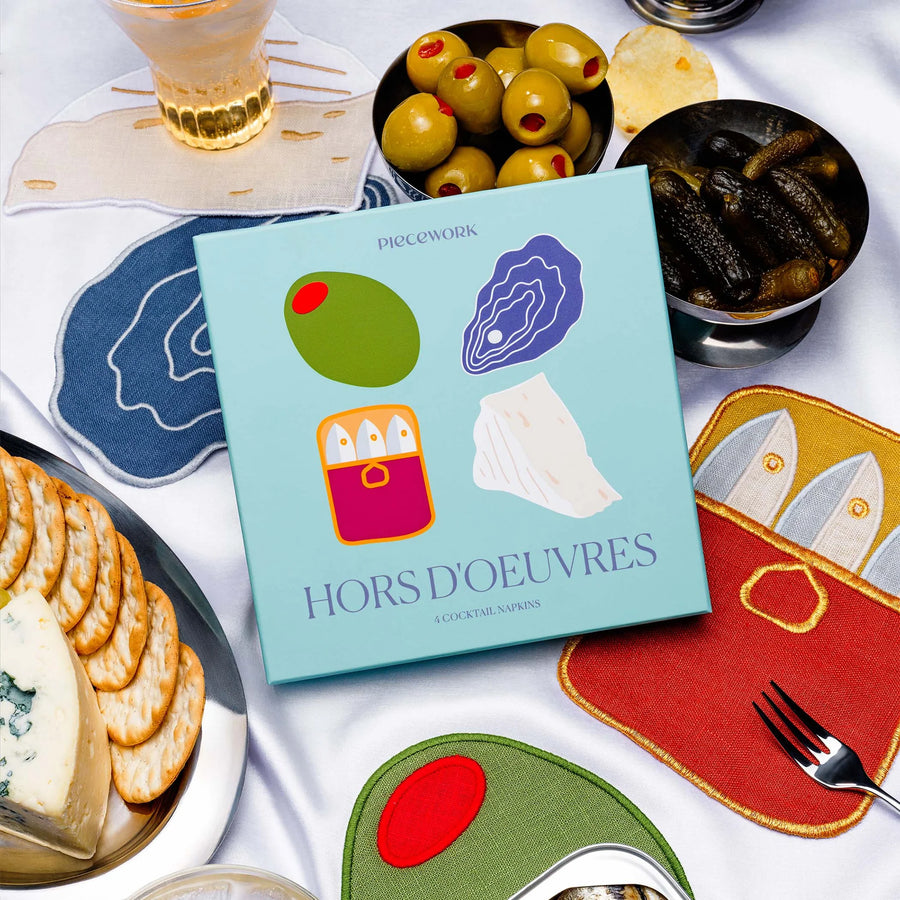 Hors Cocktail Napkins Set4