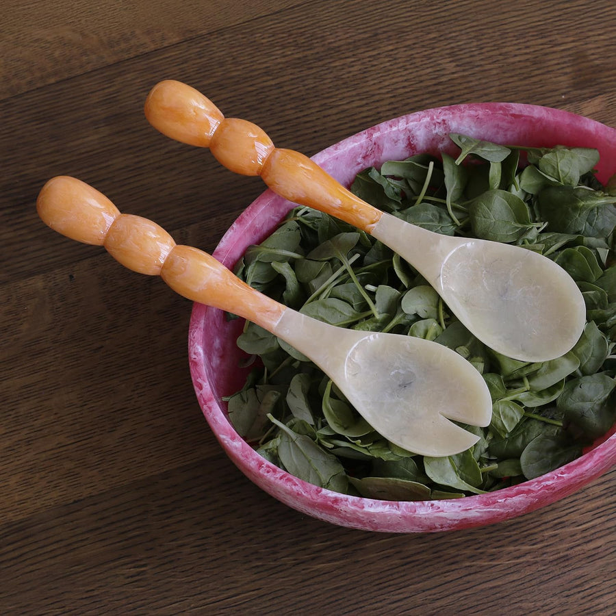 Orange Rio Bubble Salad Servers