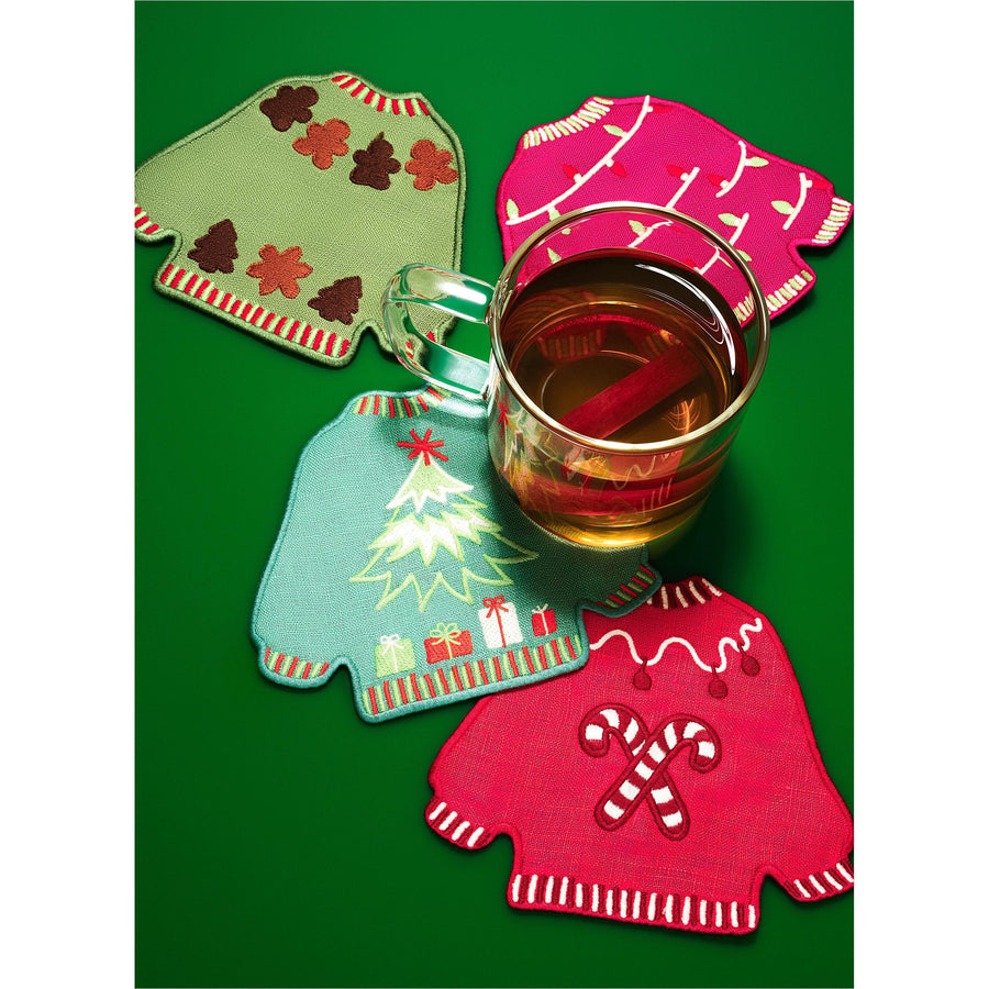 Ugly Sweater Cocktail Napkins Set 4