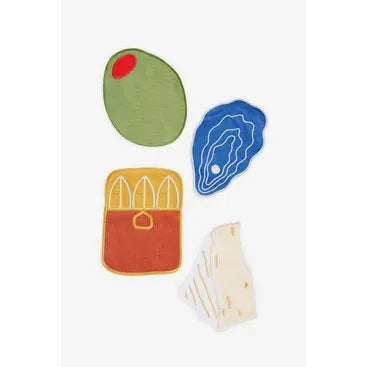 Hors Cocktail Napkins Set4