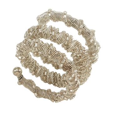 Spiral Napkin Ring Silver