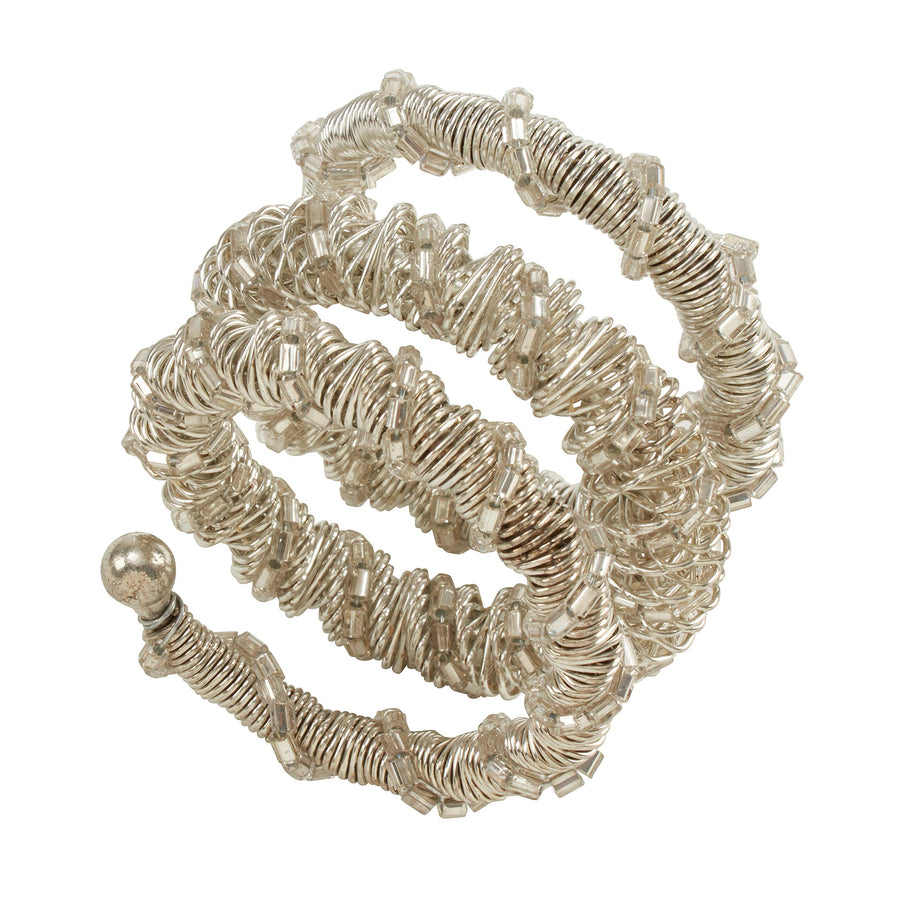 Spiral Napkin Ring Silver