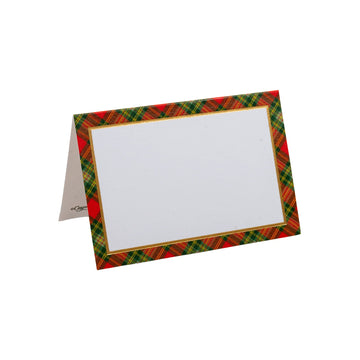 Place Cards Tartan