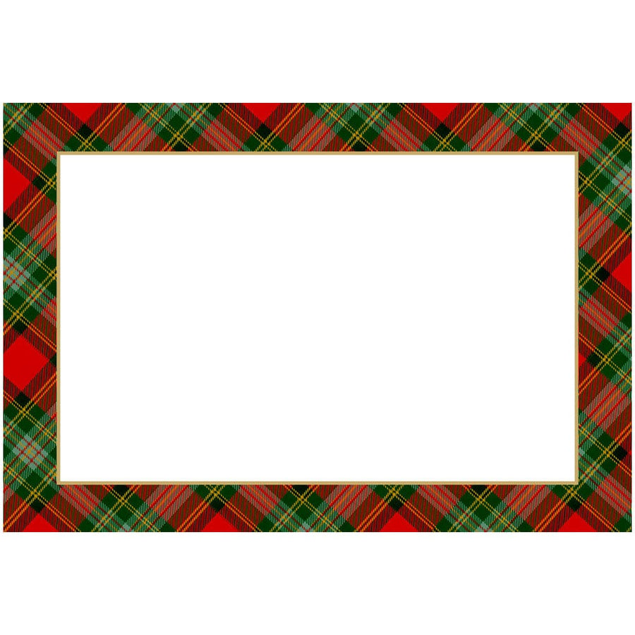Place Cards Tartan