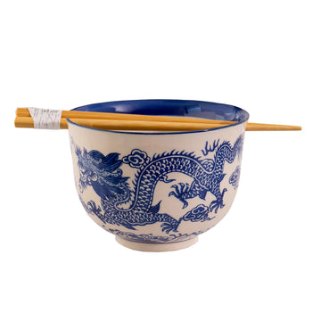 Dragon Bowl with Chopsticks Set