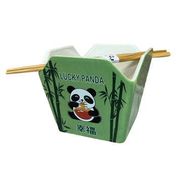 Panda Takeout Box Serving Bowl