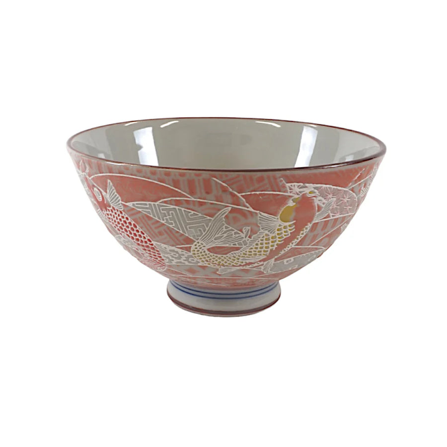 Koi Fish Design Rice Bowl