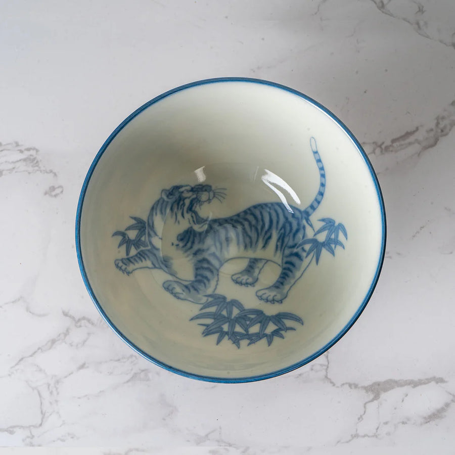 Tiger Design Rice Bowl