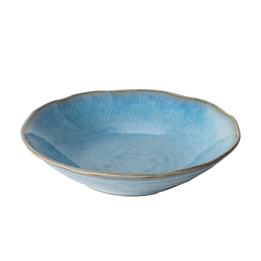 Nature Blue Shallow Bowl Deep Plate