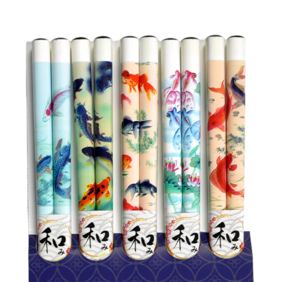 Chopsticks Koi Fish Gift Box